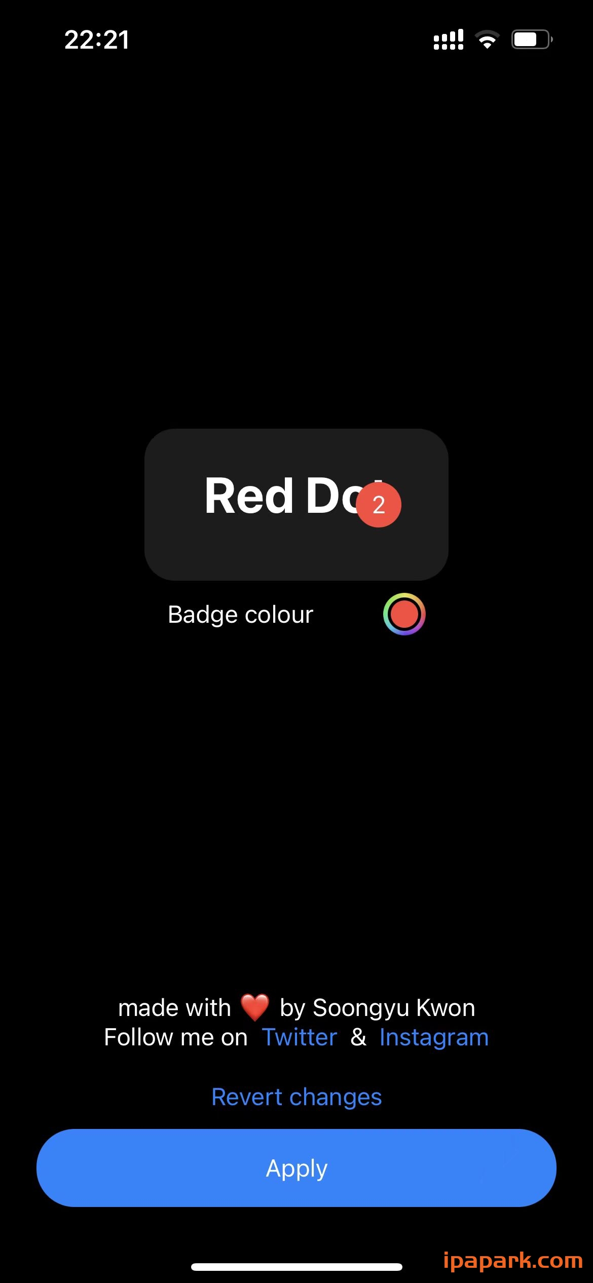 图片[1]-修改角标颜色 reddot 0.1-iPA资源站