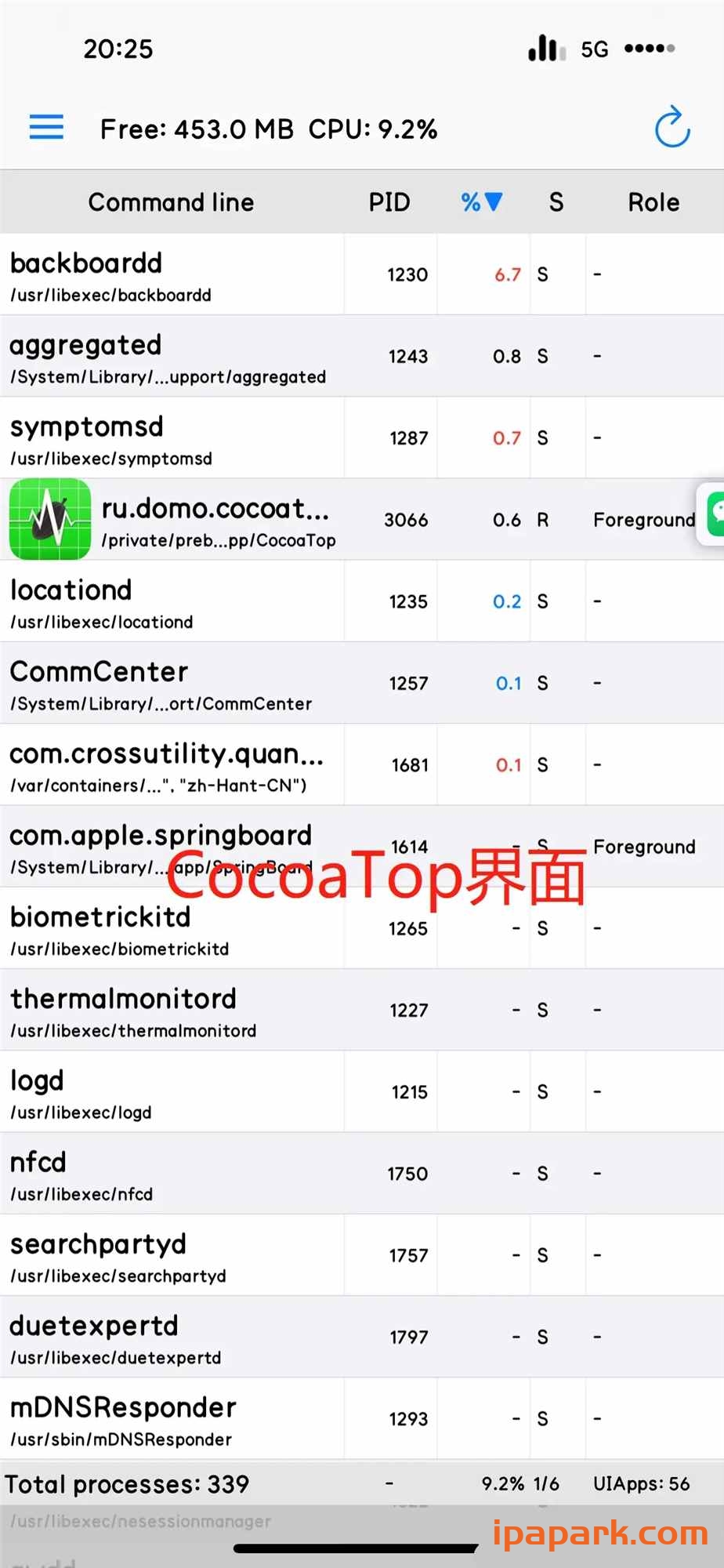 图片[1]-CocoaTop 1.0 进程管理工具-iPA资源站