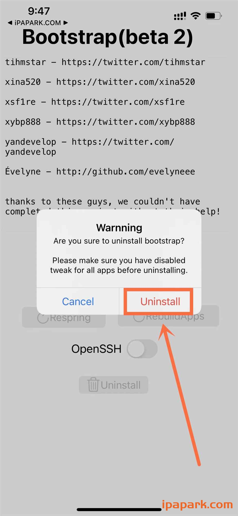 Bootstrap半越狱 安装教程 保姆级-iPA资源站