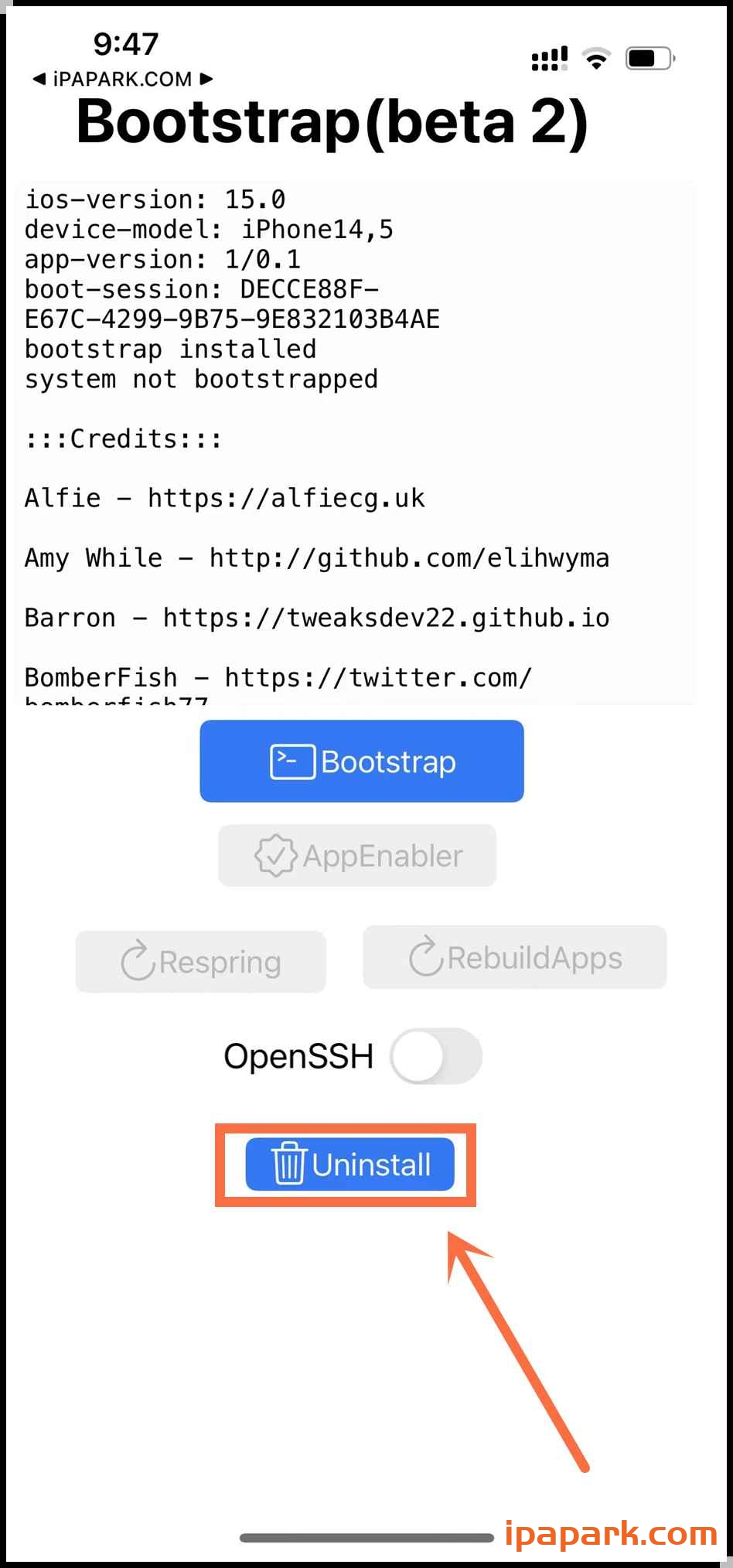 Bootstrap半越狱 安装教程 保姆级-iPA资源站