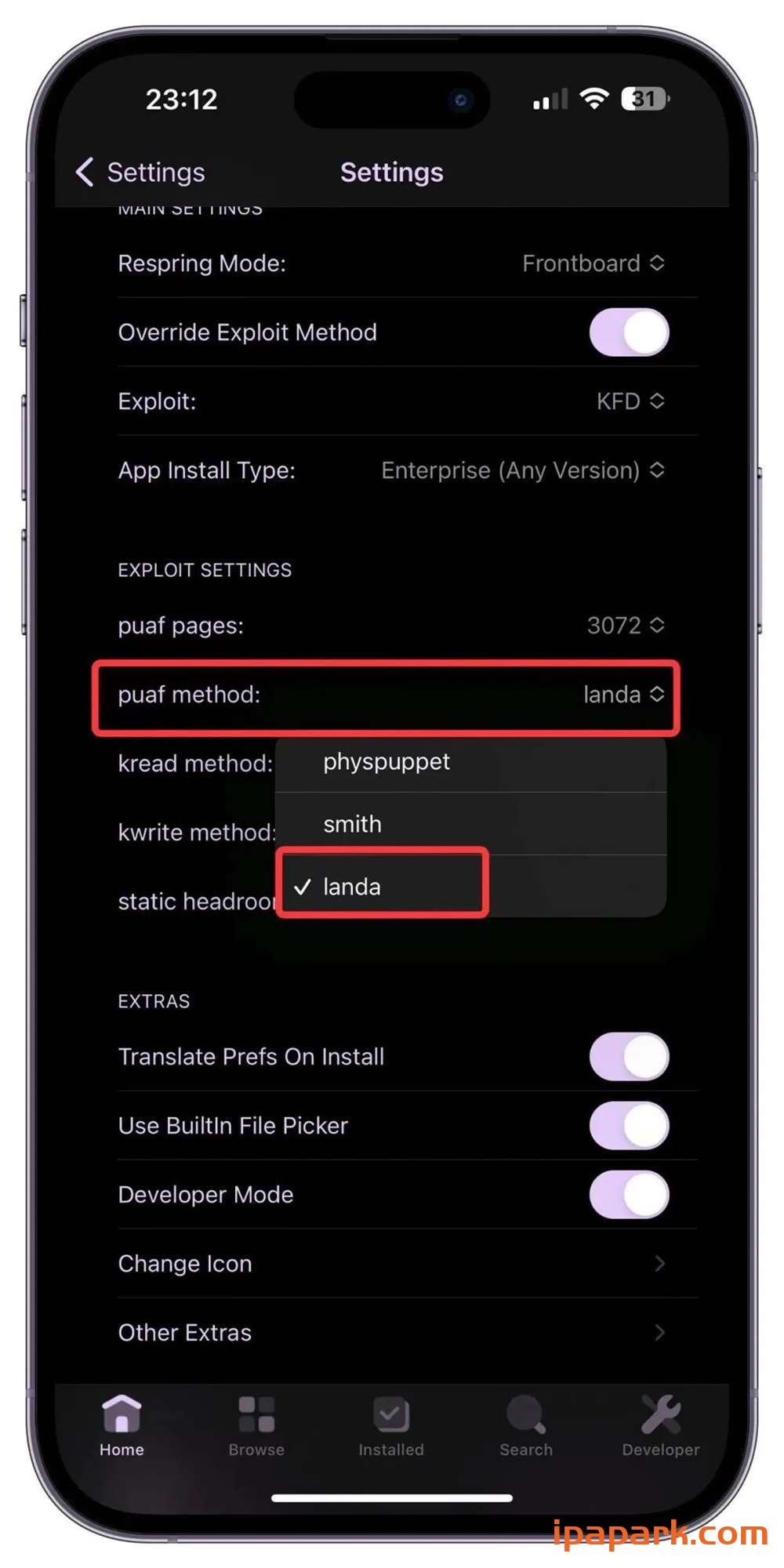 图片[7]-使用PureKFD工具安装巨魔商店2教程-iPA资源站