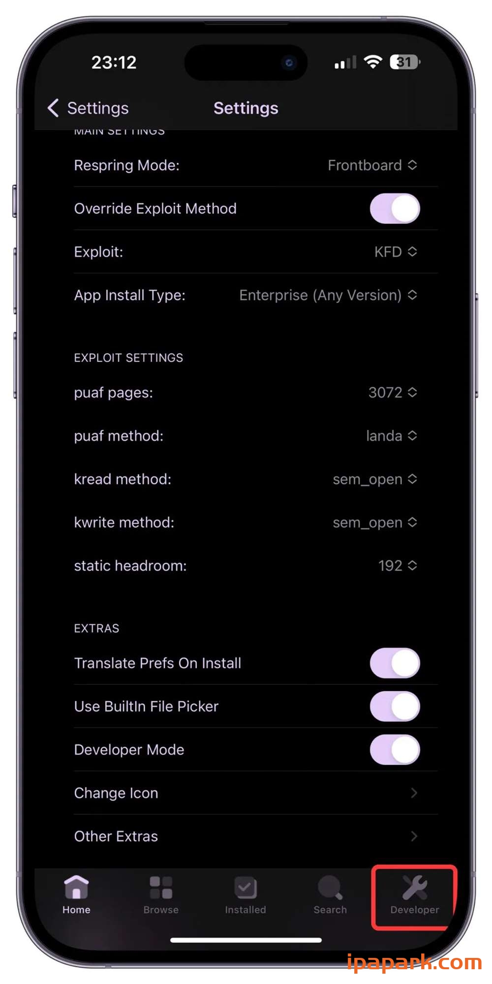 图片[8]-使用PureKFD工具安装巨魔商店2教程-iPA资源站