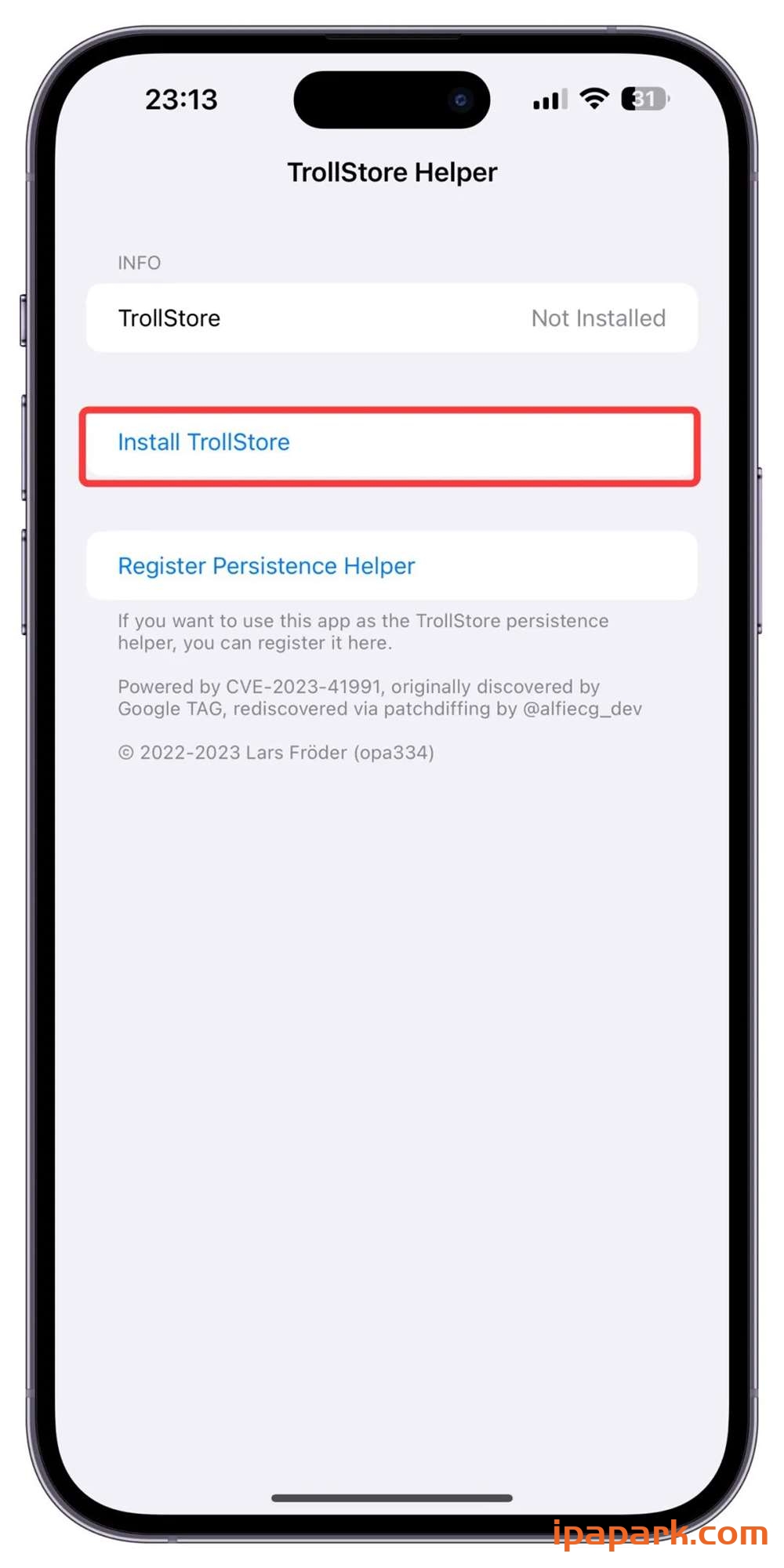 图片[13]-使用PureKFD工具安装巨魔商店2教程-iPA资源站