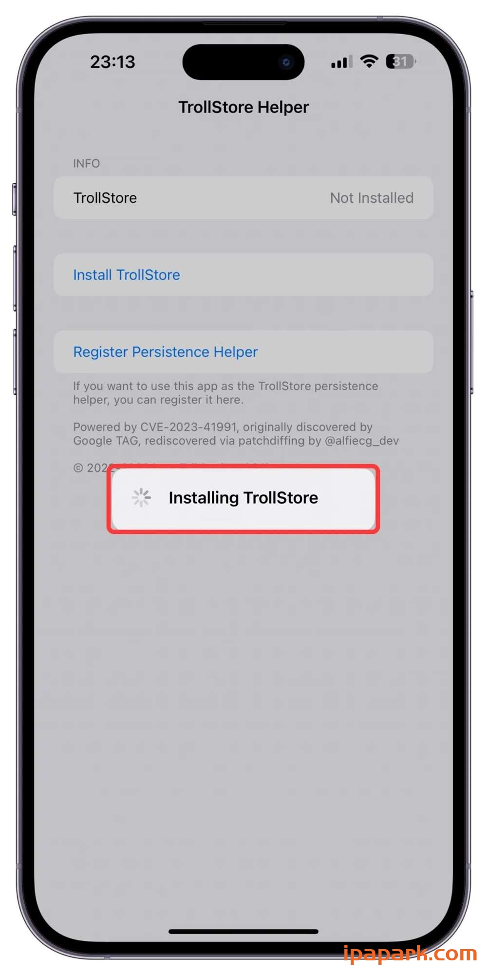 图片[14]-使用PureKFD工具安装巨魔商店2教程-iPA资源站