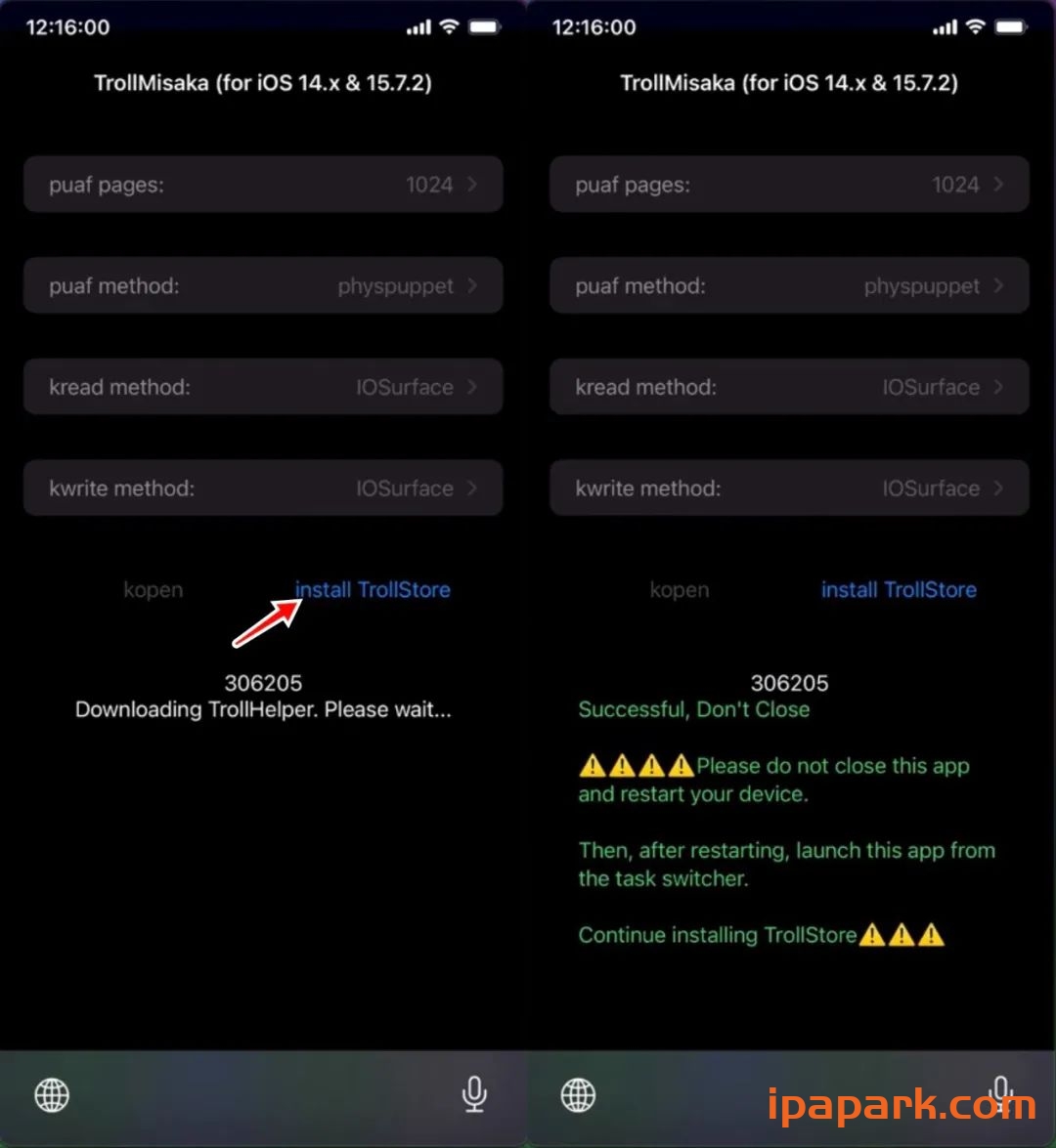 图片[7]-TrollMisaka 2.0 14.0-15.8.1 安装巨魔商店-iPA资源站