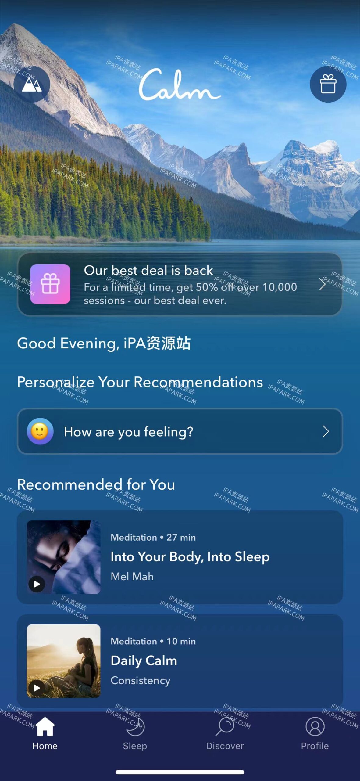 图片[1]-Calm 6.6.4 助眠工具-iPA资源站