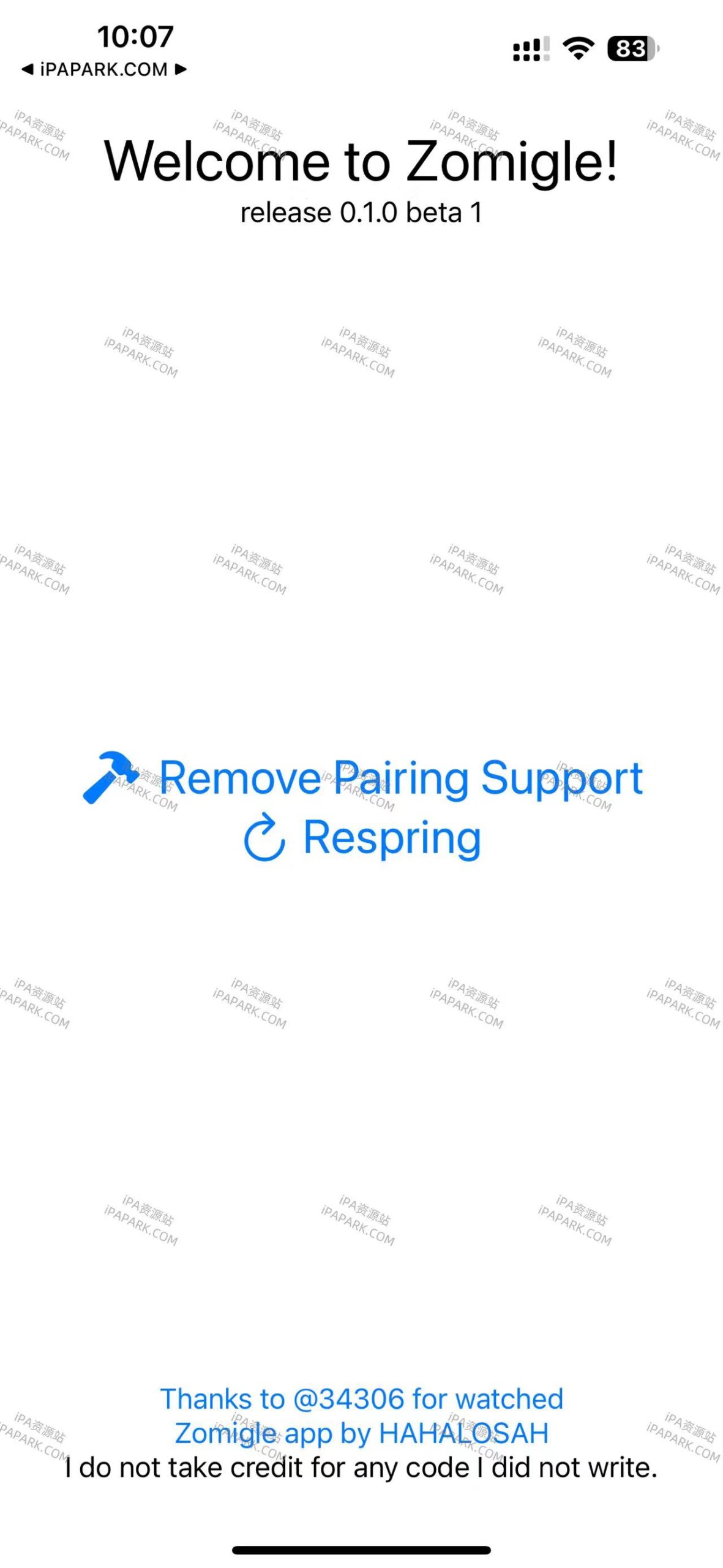 图片[2]-Zomigle 0.1.0 手表配对工具-iPA资源站