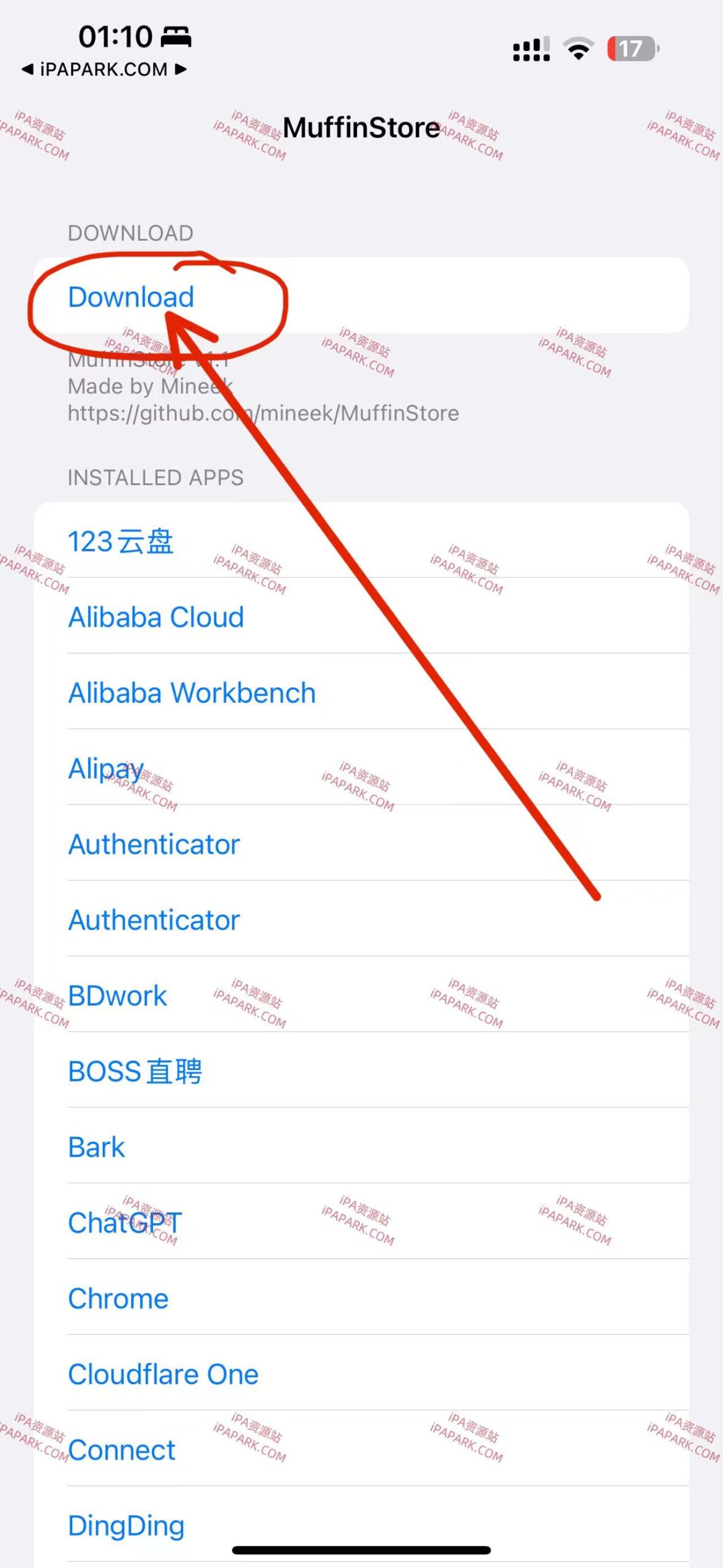 图片[1]-MuffinStore 1.1 降级工具 官方版-iPA资源站